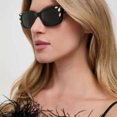 Swarovski ochelari de soare 5679545 DEXTERA ORGANIC femei, culoarea negru