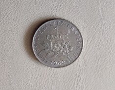 Franța - 1 franc (1960) monedă s366
