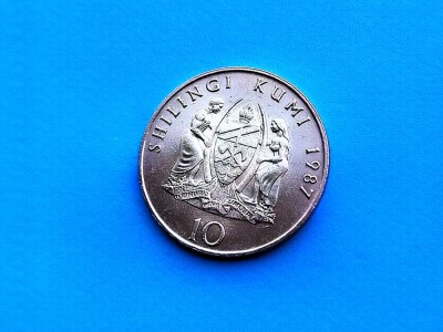 10 Shilingi 1987 Tanzania- foto