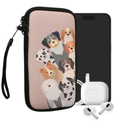 Husa Universala Kwmobile pentru telefon, Marime L - 6.5 inch, Multicolor, Neopren, KWM000007UJ169C foto