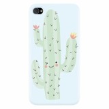 Husa silicon pentru Apple Iphone 4 / 4S, Cactus