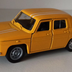 Macheta Renault 8 Gordini (Dacia 1100) galben - Welly 1/36