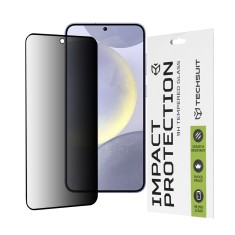Techsuit - 111D Privacy Full&amp;nbsp;Glue - Samsung Galaxy S24 Plus / S25 Plus - Black foto