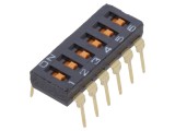 Comutator DIP-SWITCH 6 secțiuni ON-OFF 25mA 24V DC OMRON