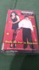 CASETA AUDIO CARMEN SERBAN/ADRIAN COPILUL MINUNE -STELE DE AUR IN ROMANIA VOL 4 ORIGINALA CEVA RAR !!!