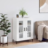 vidaXL Dulap, alb extralucios, 69,5x34x90 cm, lemn compozit
