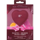 Real Techniques Matte + Merry Puff Trio set aplicatoare
