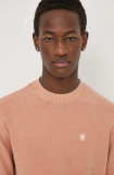 Cumpara ieftin G-Star Raw pulover de bumbac culoarea portocaliu, light