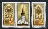 UNGARIA 1987, Altarul Bisericii Gy&ouml;ngy&ouml;spata, serie neuzată, MNH