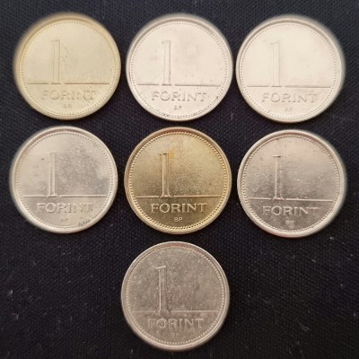 1 forint Ungaria 1993,1999,2000,2005,2006,2007 foto
