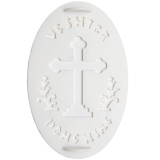 Cumpara ieftin Forma pentru coliva ovala din plastic, Vesnica pomenire, 25.5 x 16.5 cm