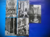 HOPCT LOT NR 243 INTERIOR BISERICA NEAGRA- BRASOV -5 CARTI POSTALE-RPR-CIRCULATE