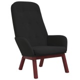 Cumpara ieftin Scaun de relaxare, negru, catifea
