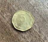 C50 - Moneda foarte veche - Chile - 5 pesos - 2007, America Centrala si de Sud