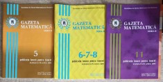LOT 3 REVISTE GAZETA MATEMATICA NR.5/2012, NR.11/2013, NR.6-7-8/2015-MARCEL TENA-249149