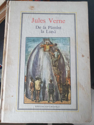 Jules Verne - De la Pamant la Luna (1990) , 234 pag cartonata foto