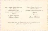 A2613N Invitație la nuntă sublocotenent Alfonzo Ivașcu, 1939, Cluj