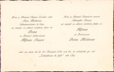 A2613N Invitație la nuntă sublocotenent Alfonzo Ivașcu, 1939, Cluj
