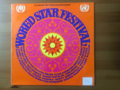 World Star Festival various disc vinyl lp selectii muzica pop jazz blues UK VG+ foto