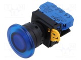 Comutator IDEC 22mm Poz.i Stab 1 NO LED