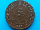 INDOCHINA FRANCEZA-1 CENTIME 1887