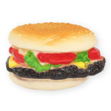 Jucărie din vinil pentru c&acirc;ini - hamburger, 9cm, PET NOVA