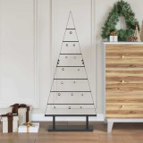 VidaXL Pom de Crăciun din metal cu suport Negru 125 cm Oțel 42019171