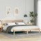 vidaXL Cadru de pat cu headboard Maro 180 x 200 cm Lemn masiv de pin 872278