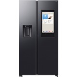 Side by side Samsung Family Hub RS90F66BEFEO, 614 l, Ecran 21.5, SmartThings AI Energy, Full No Frost, Twin &amp;amp; Metal Cooling, Dozator de apa/gheata