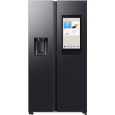 Side by side Samsung Family Hub RS90F66BEFEO, 614 l, Ecran 21.5, SmartThings AI Energy, Full No Frost, Twin &amp;amp; Metal Cooling, Dozator de apa/gheata