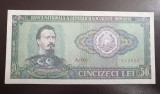 50 Lei 1966 UNC, Bancnota Romaneasca Ne流通行ulata, Bucuresti