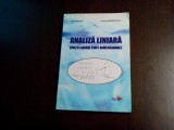 ANALIZA LINIARA Spatii Liniare Finit-Dimensionate - Ioan Bacalu - 2012, 191 p.