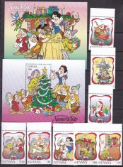 Guyana 1996 Disney MI 5802-5809 + 2 bl. 523,524 MNH