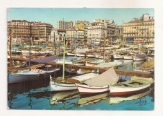 FA62-Carte Postala- FRANTA - Marseille, Le port , circulata 1965