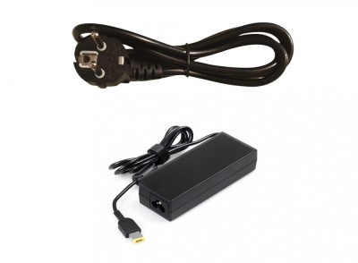 Incarcator laptop, 20V/3, 25A compatibil cu IBM LENOVO + cablu alimentare retea, 65w, Negru foto