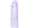 Manson Penis Baile Super Silikon Transparent 14cm, Extensie TPR Violet Recomandat