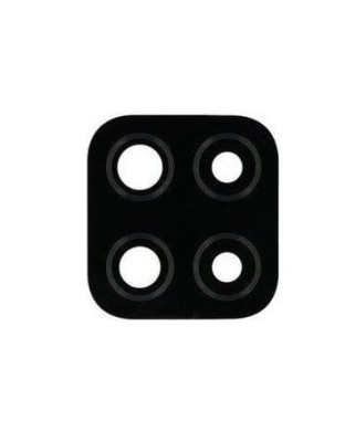 Geam Camera Samsung Galaxy A12 A125F, Negru foto