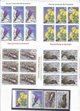 PARCURI NATURALE DIN ROMANIA,MINICOLI + SERIE,2018,MNH,ROMANIA.