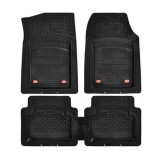 Cumpara ieftin Set Covorase Auto Universale Tip Tavita SPARK, PVC, ajustabile, negru, 5 bucati