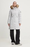 Superdry geaca femei, culoarea gri, de iarna, W5011789A-FRM