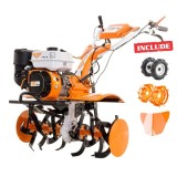 Cumpara ieftin Motosapa Profesionala RURIS 731K 7.5 CP Bonus roti cauciuc, rarita, roti metalice 300 fara manicot