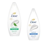 Pachet x 1 Gel de dus Dove Essential Care Fresh Care 720ml x 1Gel de dus Dove Essential Care Hydrate 720ml
