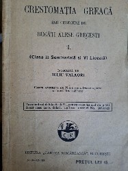 Manual crestomatia greaca- 1928 foto