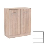 Comoda Miami Stejar Sonoma 80x92 cm, 2 Usi, PAL, Living, Dormitor, Hol