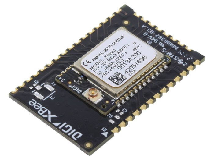 Modul RF XBee 2,4GHz I2C/SPI/UART