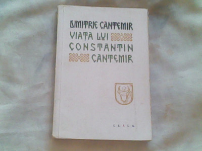 Viata lui Constantin Cantemir-Dimitrie Cantemir foto