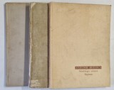 ANATOMIE ARTISTICA , VOLUMELE I - III de GH. GHITESCU , 1959 - 1965 *MICI DEFECTE