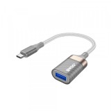 Adaptor OTG USB-C - USB-A BWOO BZ69, Gri