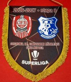 Fanion de protocol-oficial - meci fotbal CFR CLUJ - FARUL CONSTANTA (sezonul 2026-2027 - etapa 8-a)