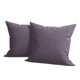 Set 2 huse pernute decorative din catifea cu fermoar, 50x70 cm, Madison, densitate 700 g/ml, Mauve